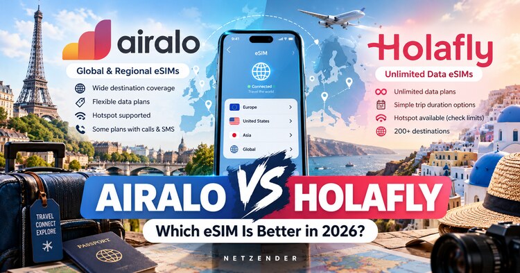 Airalo vs Holafly in 2026: Which eSIM Is Better for Your Trip?
