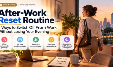 After-Work Reset Routine: 7 Ways to Switch Off From Work Without Losing Your Evening