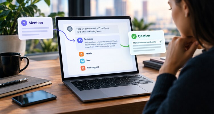 AEO Mentions vs. Citations: How to Measure AI Search Visibility