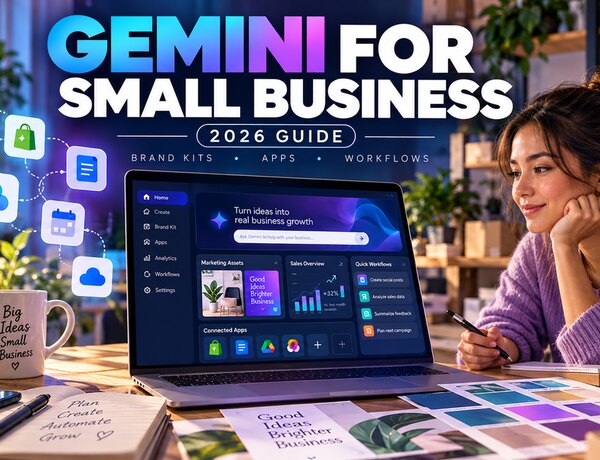 Google Gemini Small Business Tools (2026): Brand Kits, Apps & Workflows