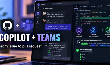 GitHub Copilot in Microsoft Teams: Fix Issues and Create Pull Requests