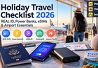 Holiday Travel Checklist 2026: REAL ID, Power Banks, eSIMs & Airport Essentials