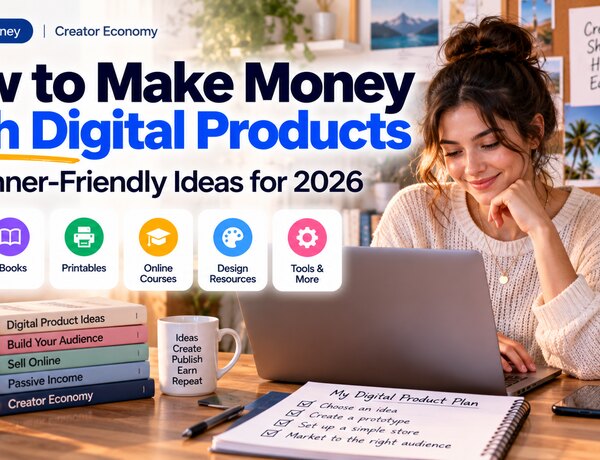 How to Make Money With Digital Products: 7 Beginner-Friendly Ideas for 2026