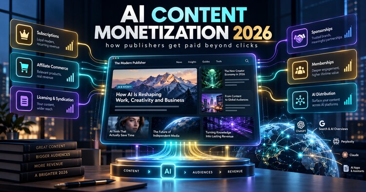 AI Content Monetization in 2026: How Publishers Can Get Paid Beyond Clicks