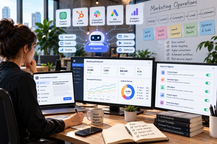 Best AI Agents for Marketing in 2026: 11 Tools for Content, Ads, CRM & Automation