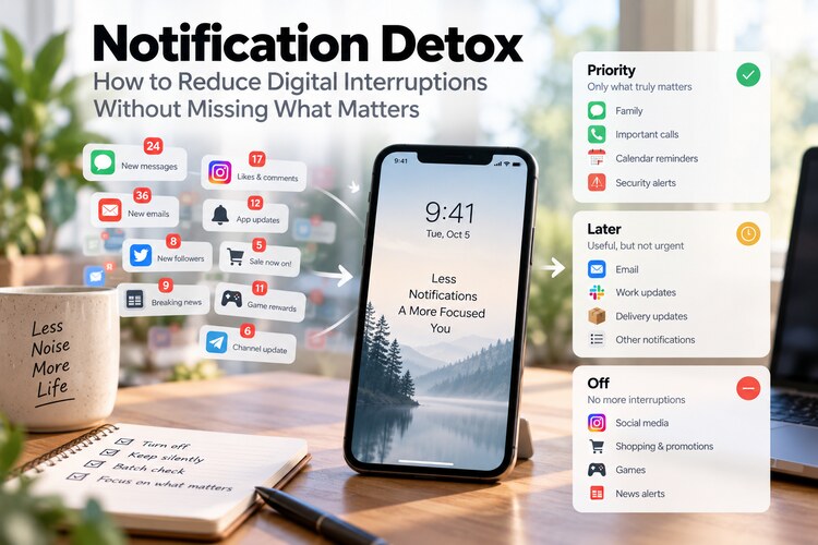 Notification Detox: How to Reduce Digital Interruptions Without Missing What Matters