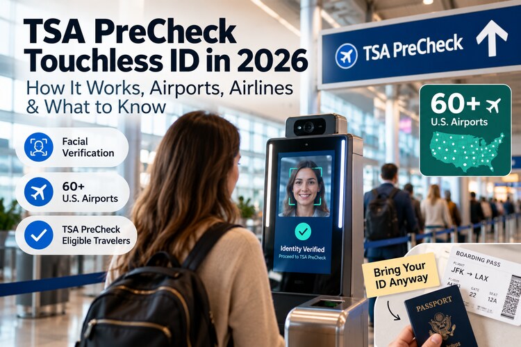 TSA PreCheck Touchless ID in 2026: How It Works, Airports, Airlines & What to Know