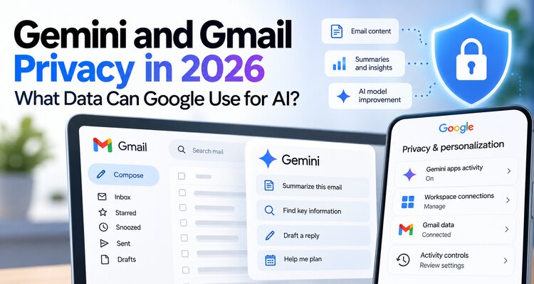 Gemini and Gmail Privacy in 2026: What Data Can Google Use for AI?