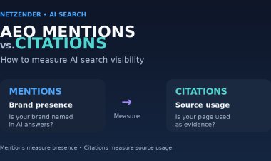 AEO Mentions vs. Citations: How to Measure AI Search Visibility