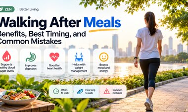Walking After Meals: Benefits, Best Timing, and Common Mistakes