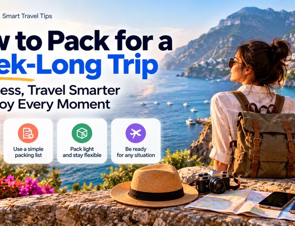 How to Pack for a Week-Long Trip: The Ultimate Carry-On Packing List